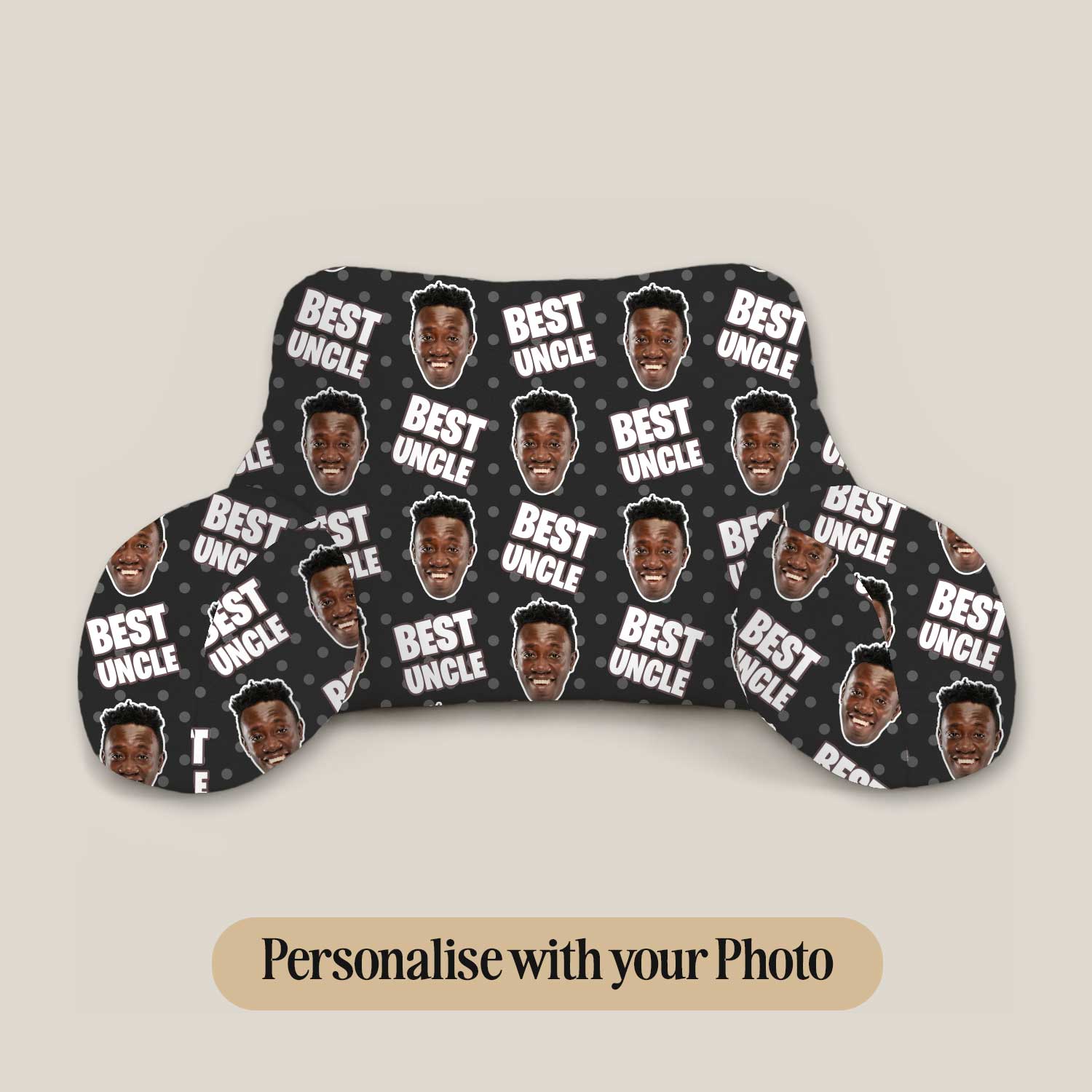 Personalised Best Uncle Cuddle Cushion