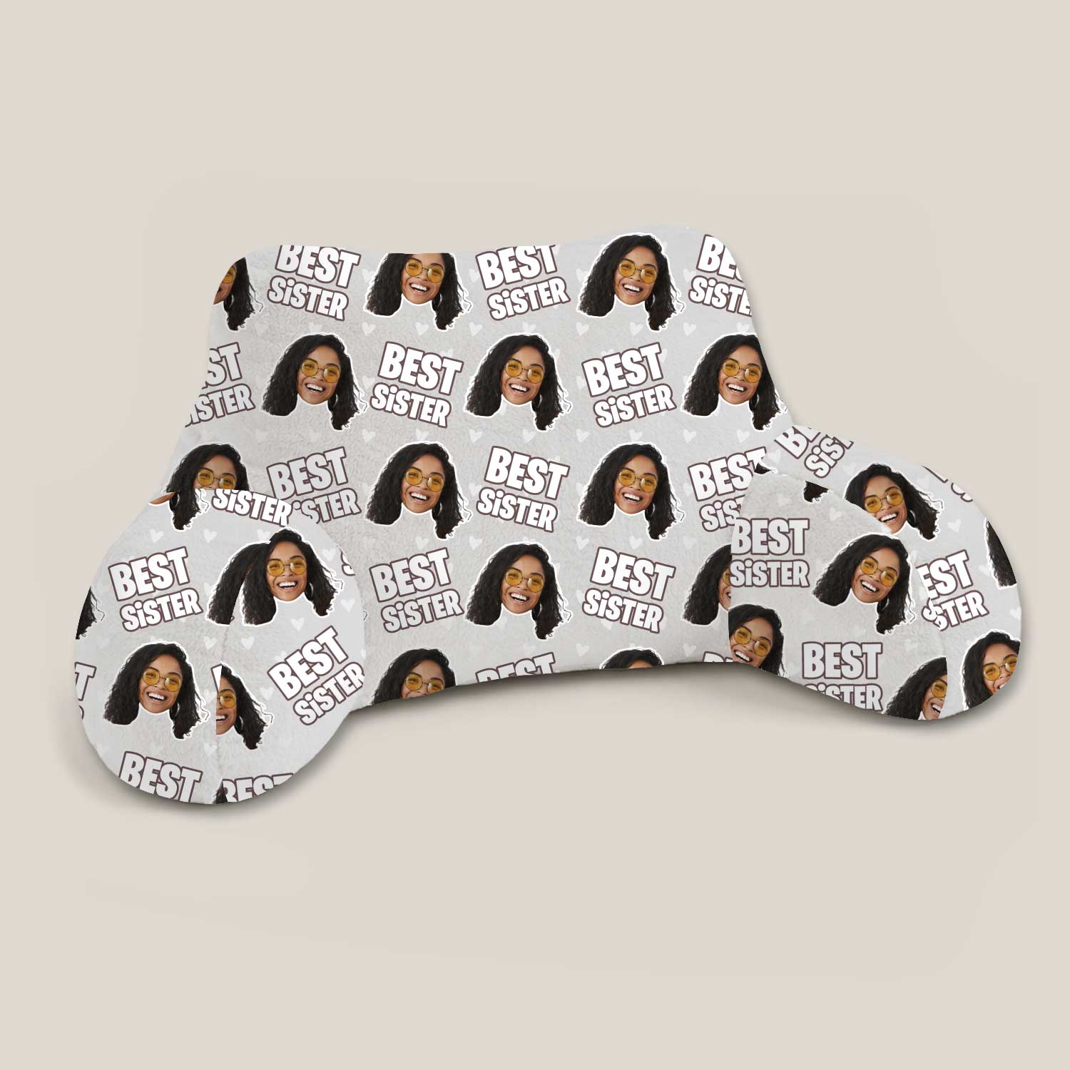 Personalised Best Sister Cuddle Cushion