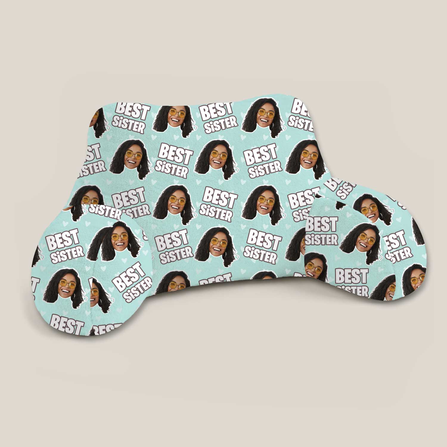 Personalised Best Sister Cuddle Cushion