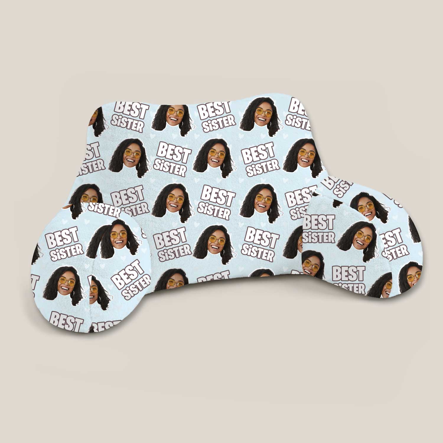 Personalised Best Sister Cuddle Cushion