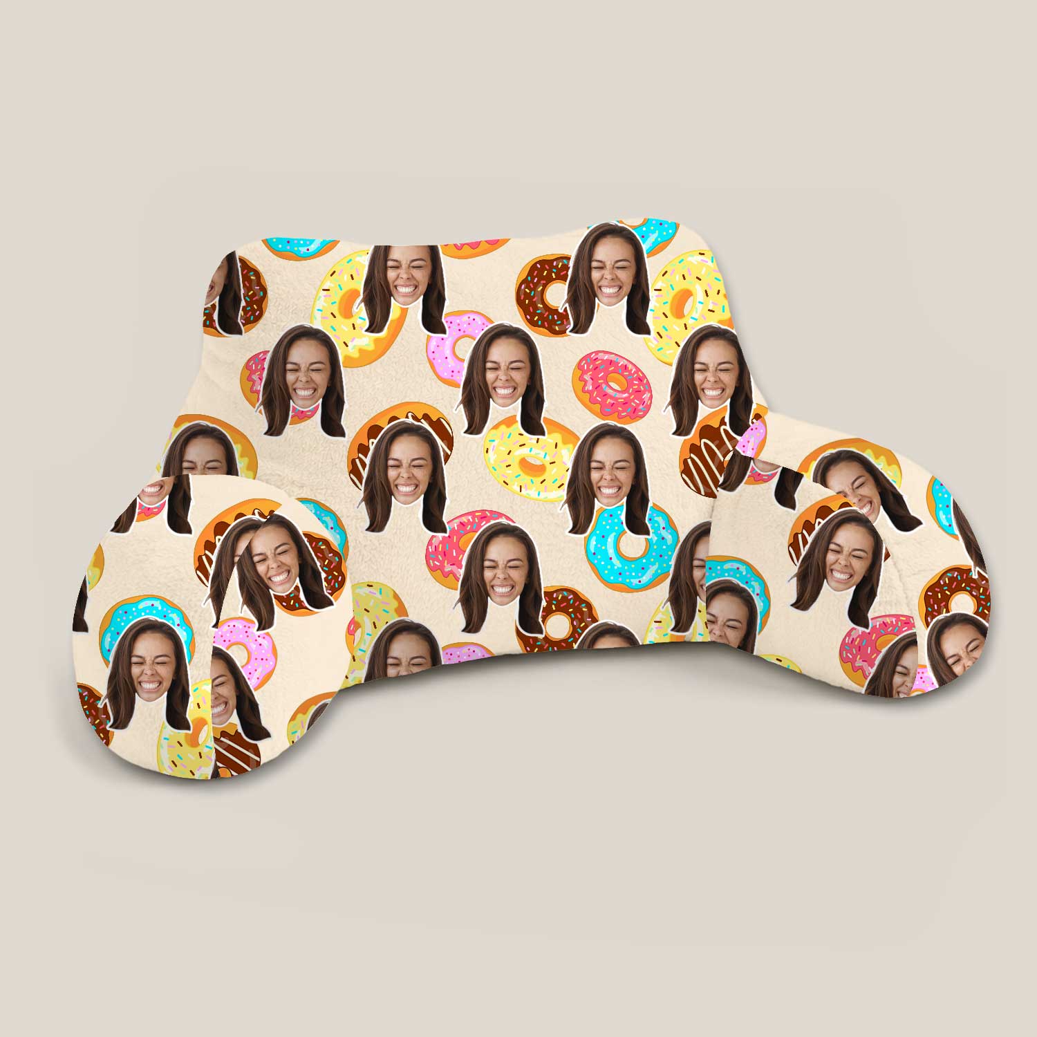 Personalised Donuts Cuddle Cushion