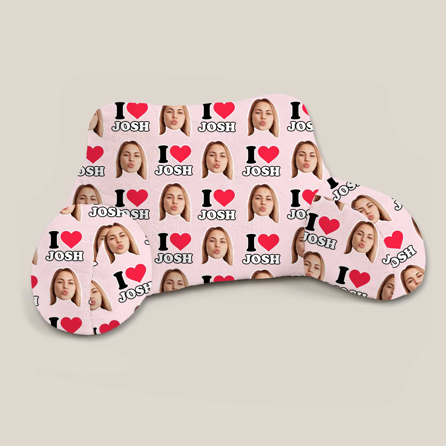 Personalised I Heart [Name] Cuddle Cushion
