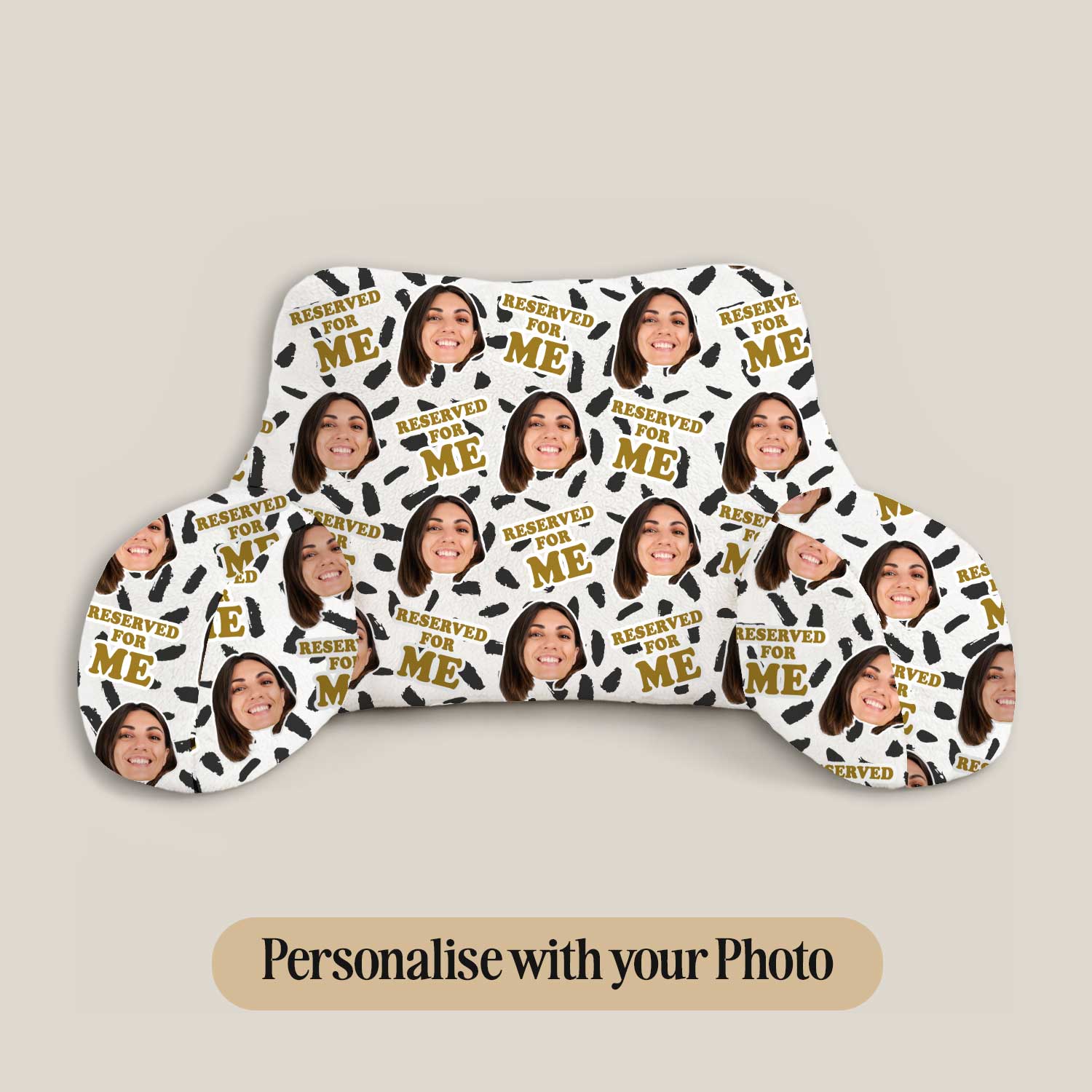 Personalised Reserved For Me Cuddle Cushion