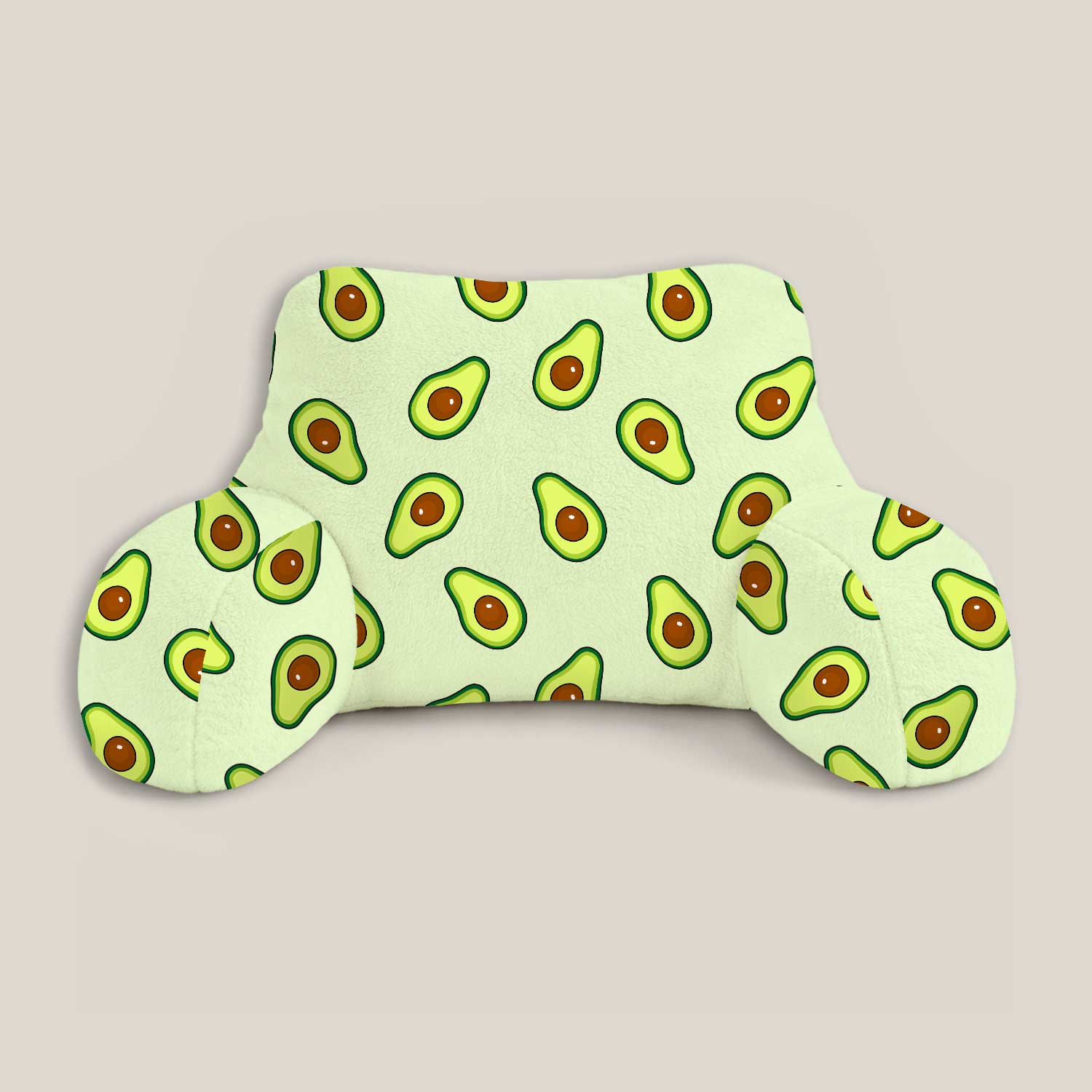 Adult Avacado Print Cuddle Cushion