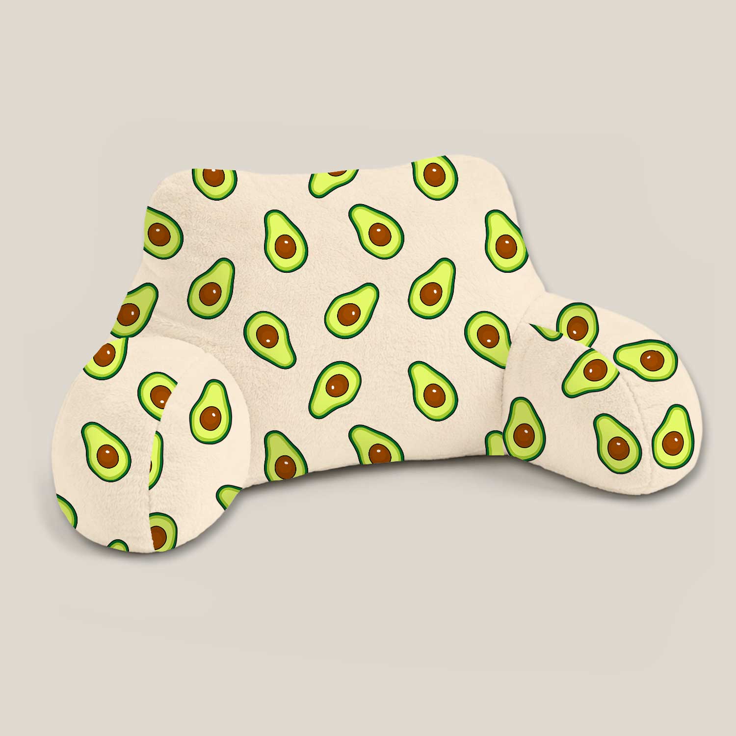 Adult Avacado Print Cuddle Cushion