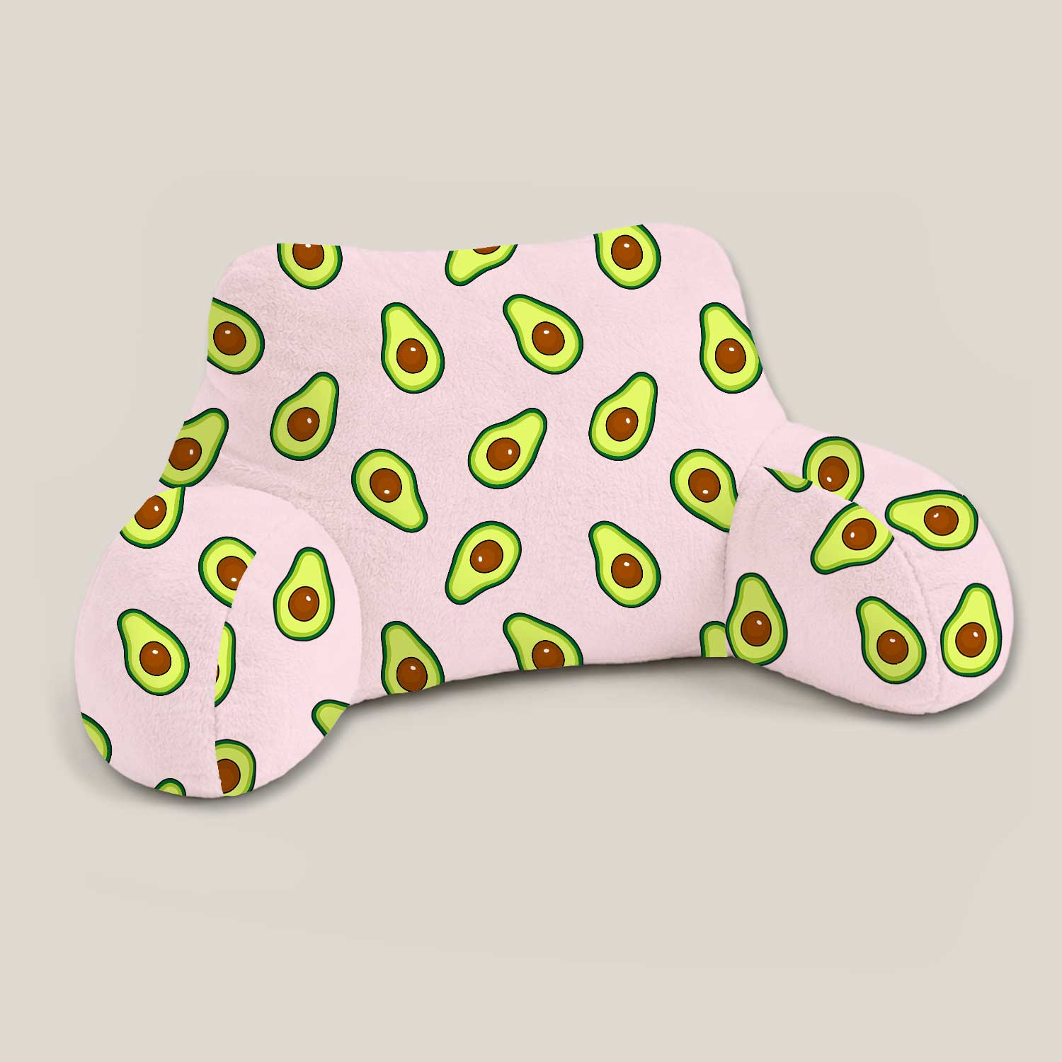 Adult Avacado Print Cuddle Cushion