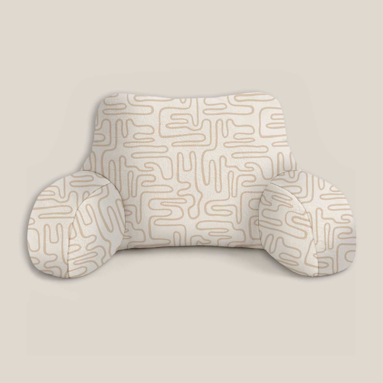 Adult Sandstone Labyrinth Print Cuddle Cushion