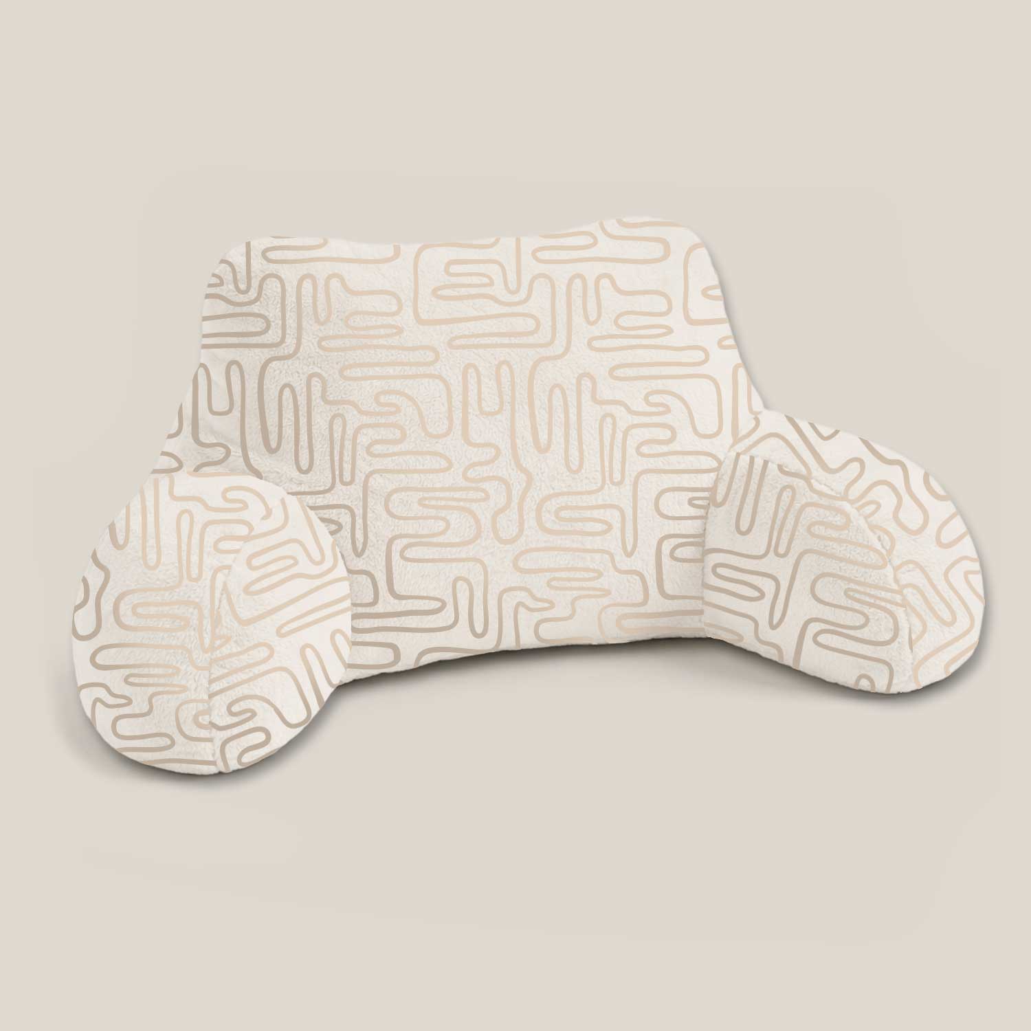 Adult Sandstone Labyrinth Print Cuddle Cushion