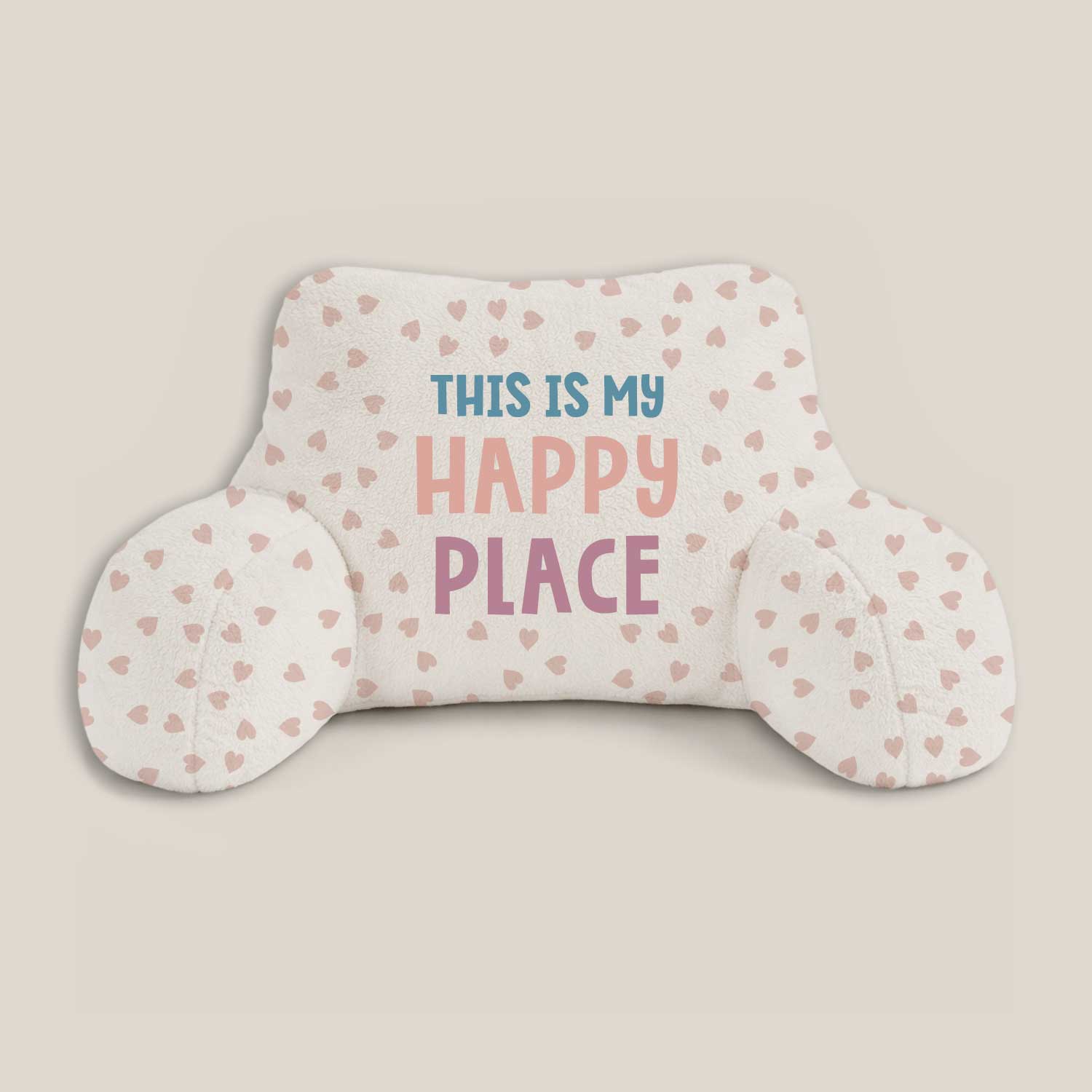 Adult This Is My Happy Place Print Cuddle Cushion