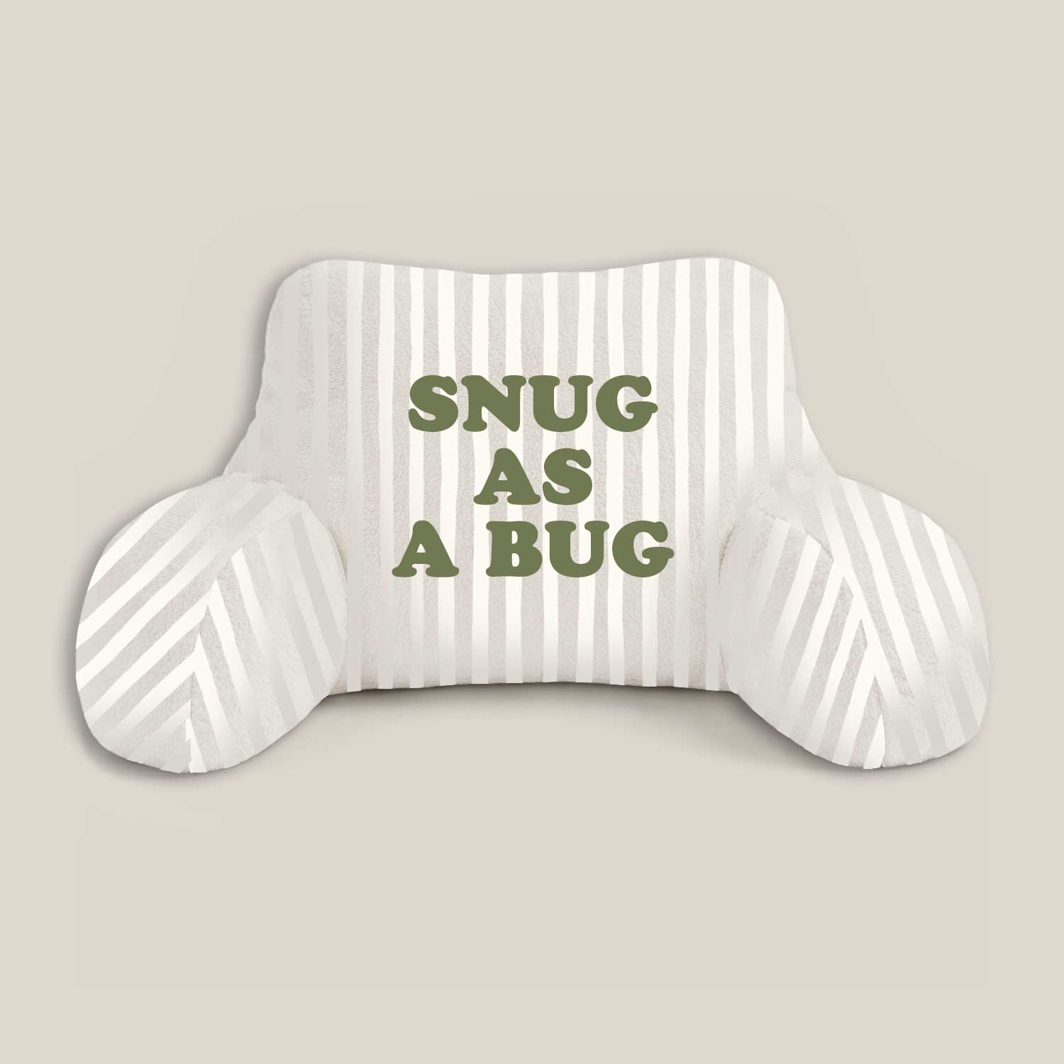 Adult Snug As A Bug Print Cuddle Cushion