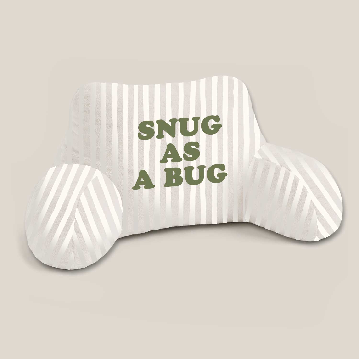 Adult Snug As A Bug Print Cuddle Cushion