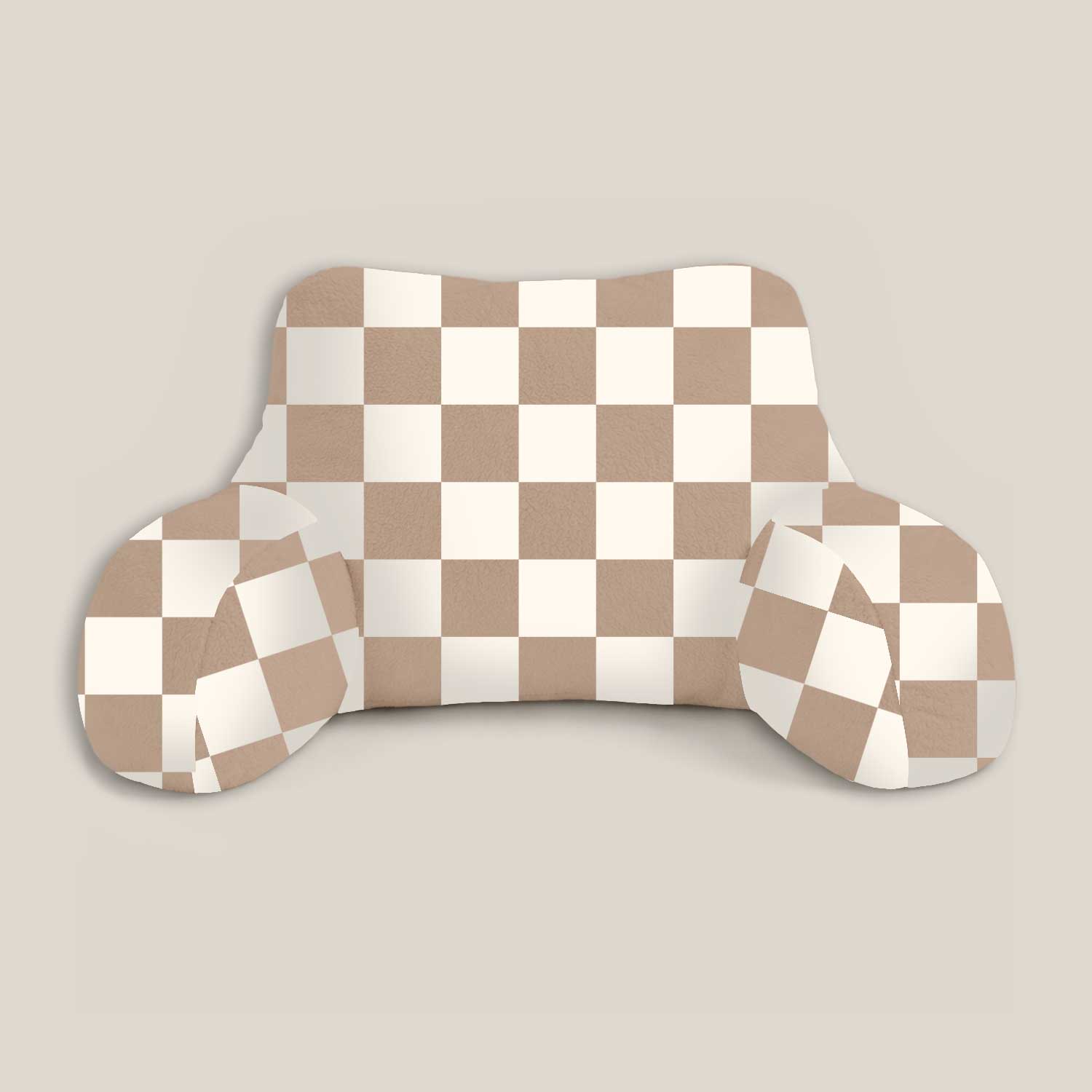 Adult Checkerboard Print Cuddle Cushion