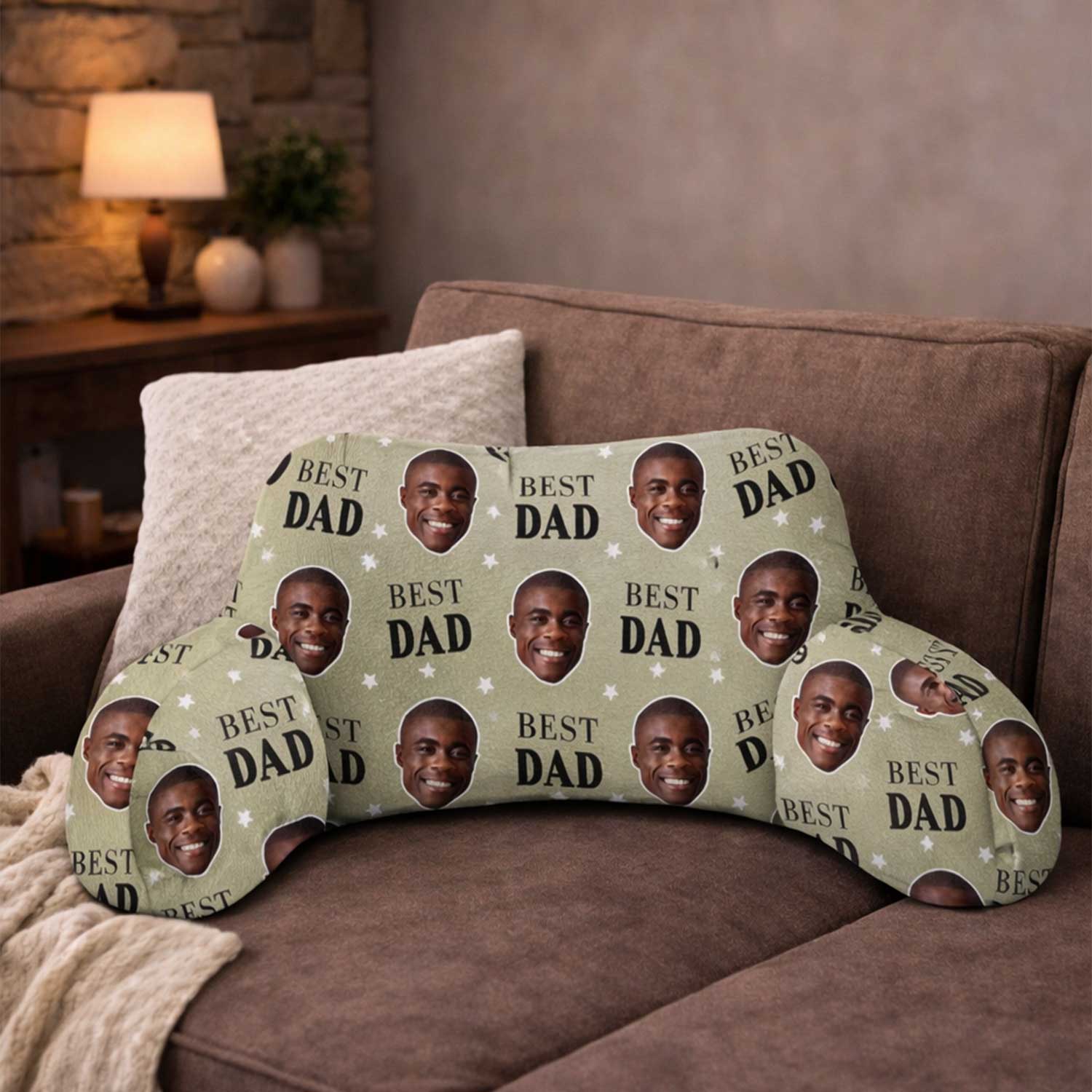Personalised Best Dad Cuddle Cushion