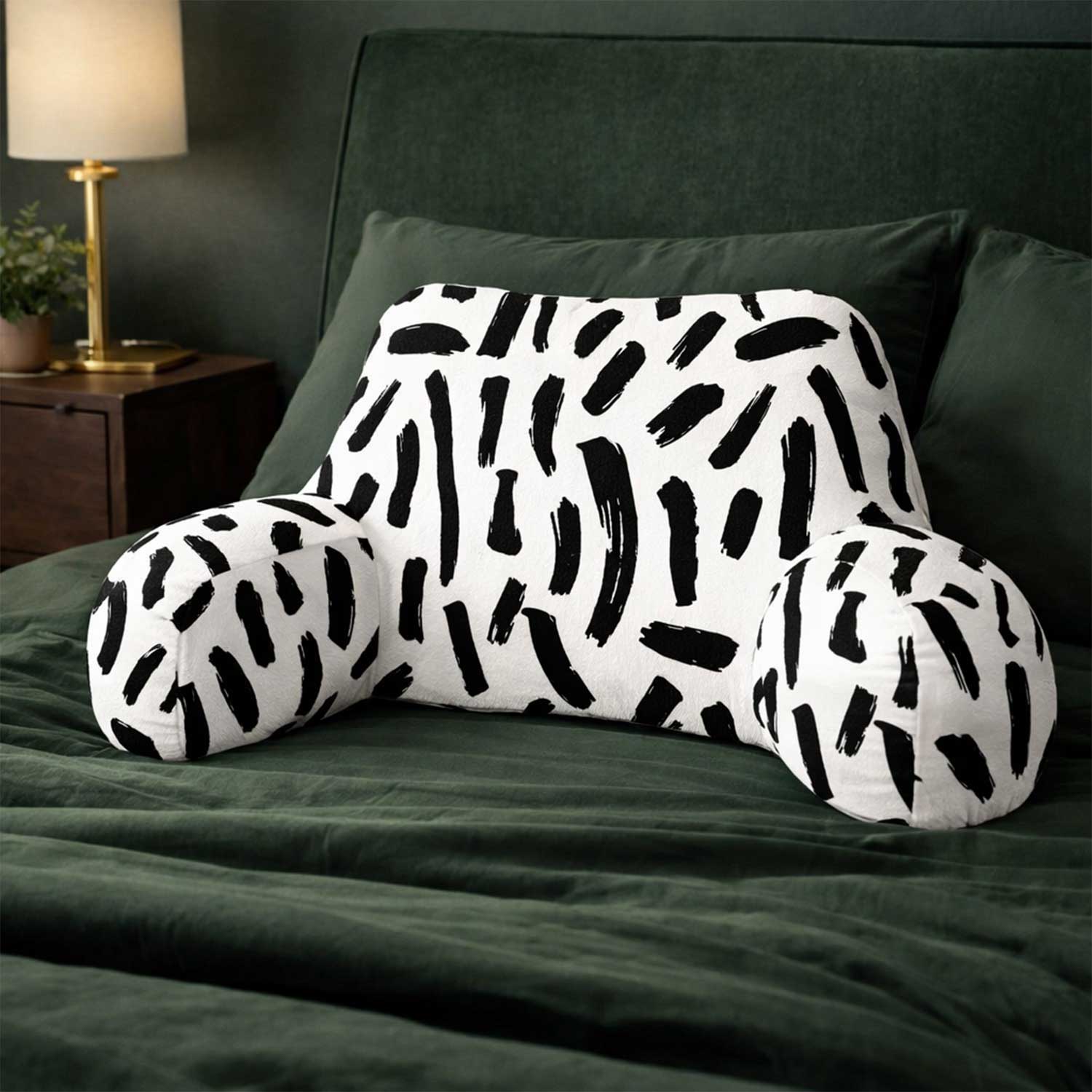 Adult Abstract Brush Stroke Cuddle Cushion