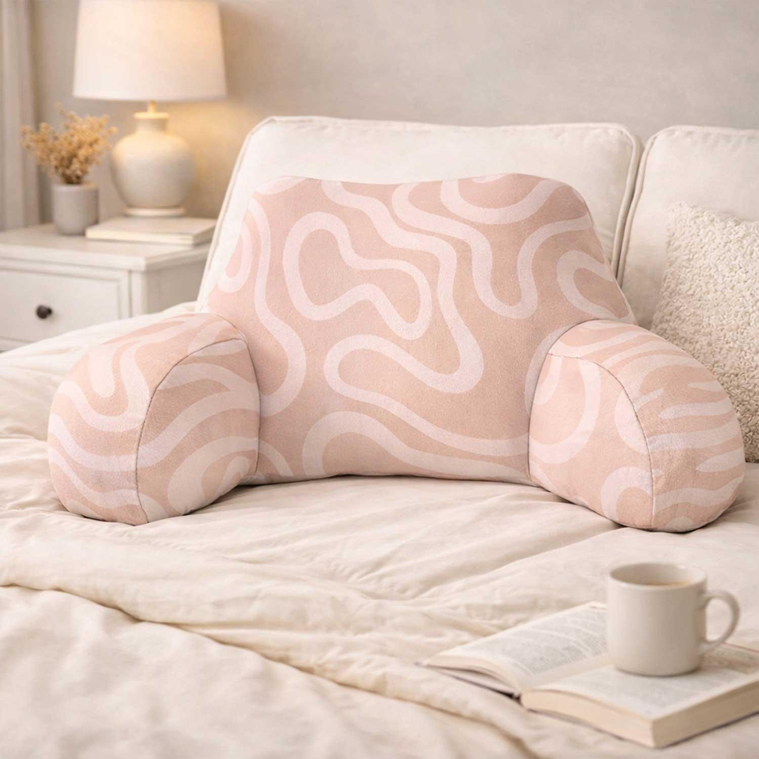Adult Swirl Print Cuddle Cushion