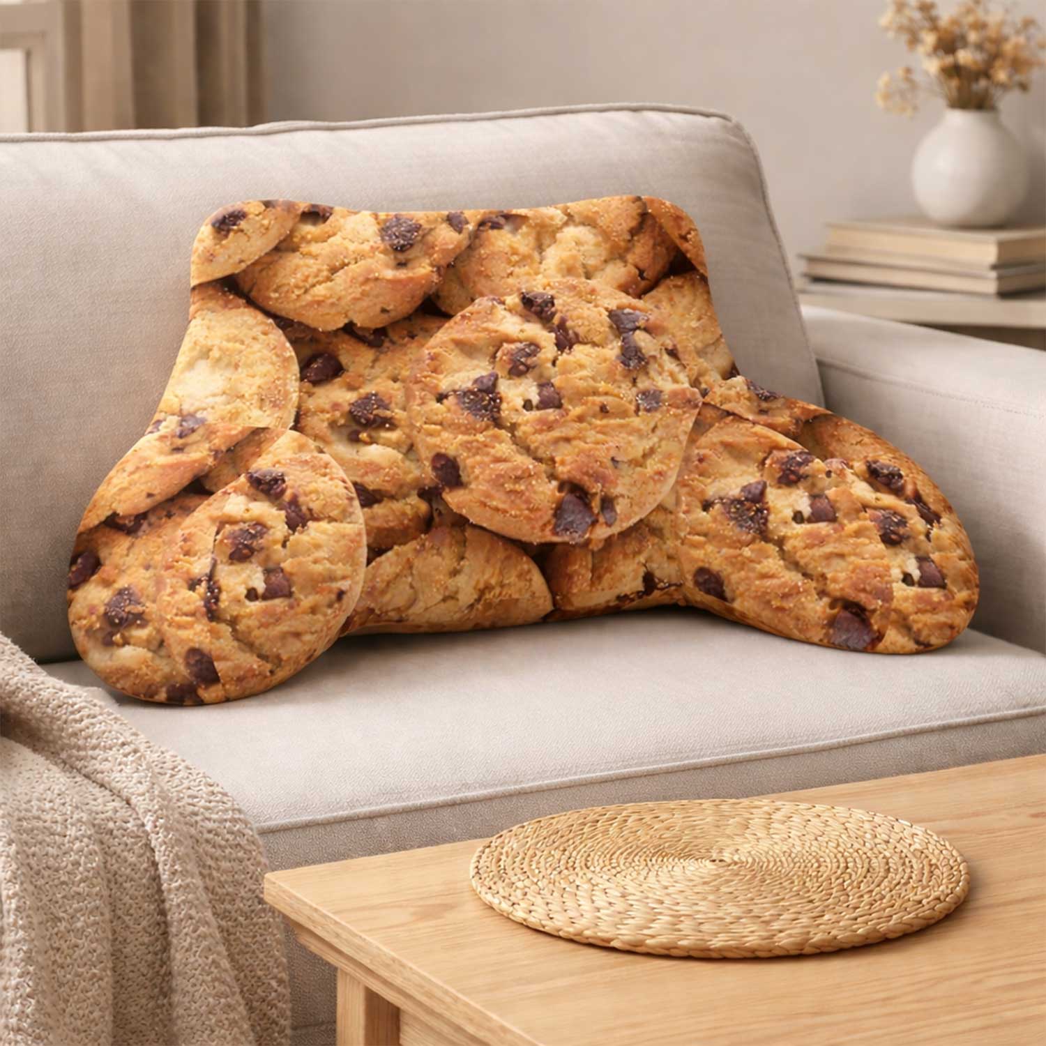 Adult Cookies Print Cuddle Cushion