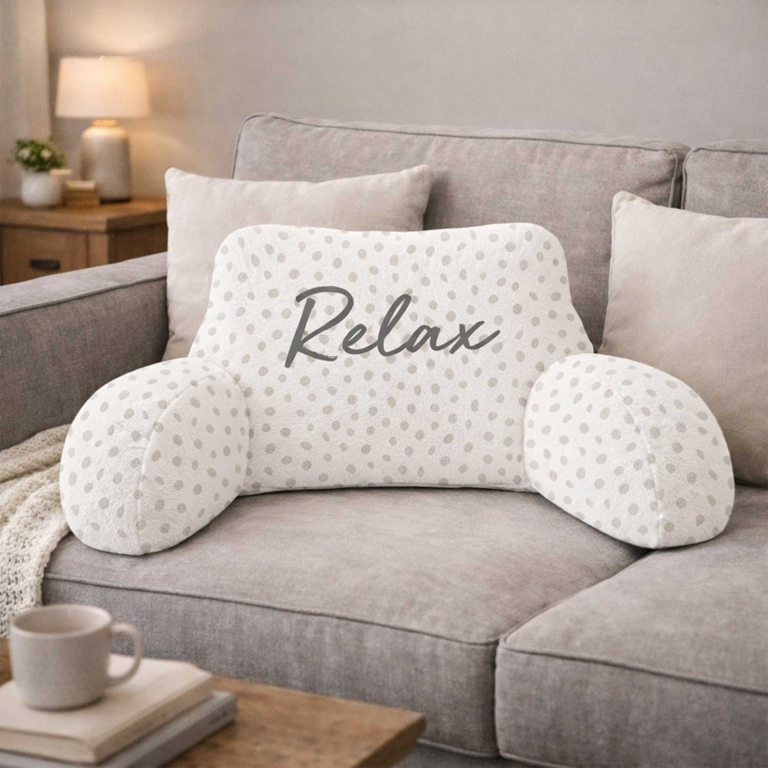 Adult Relax Pebble Print Cuddle Cushion