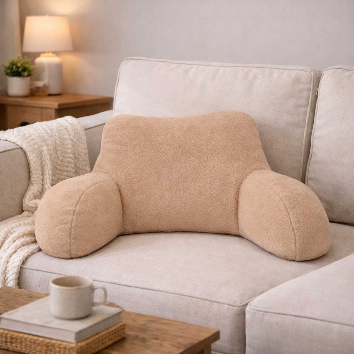 Adult Luxury Teddy Fleece Cuddle Cushion