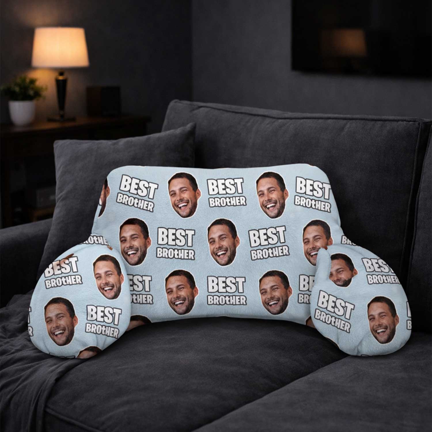 Personalised Best Brother Cuddle Cushion