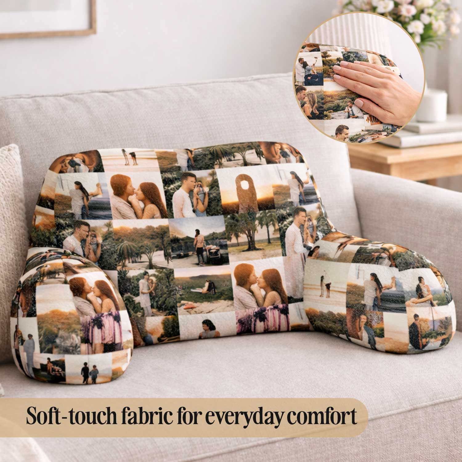 Adult Leopard Print Cuddle Cushion