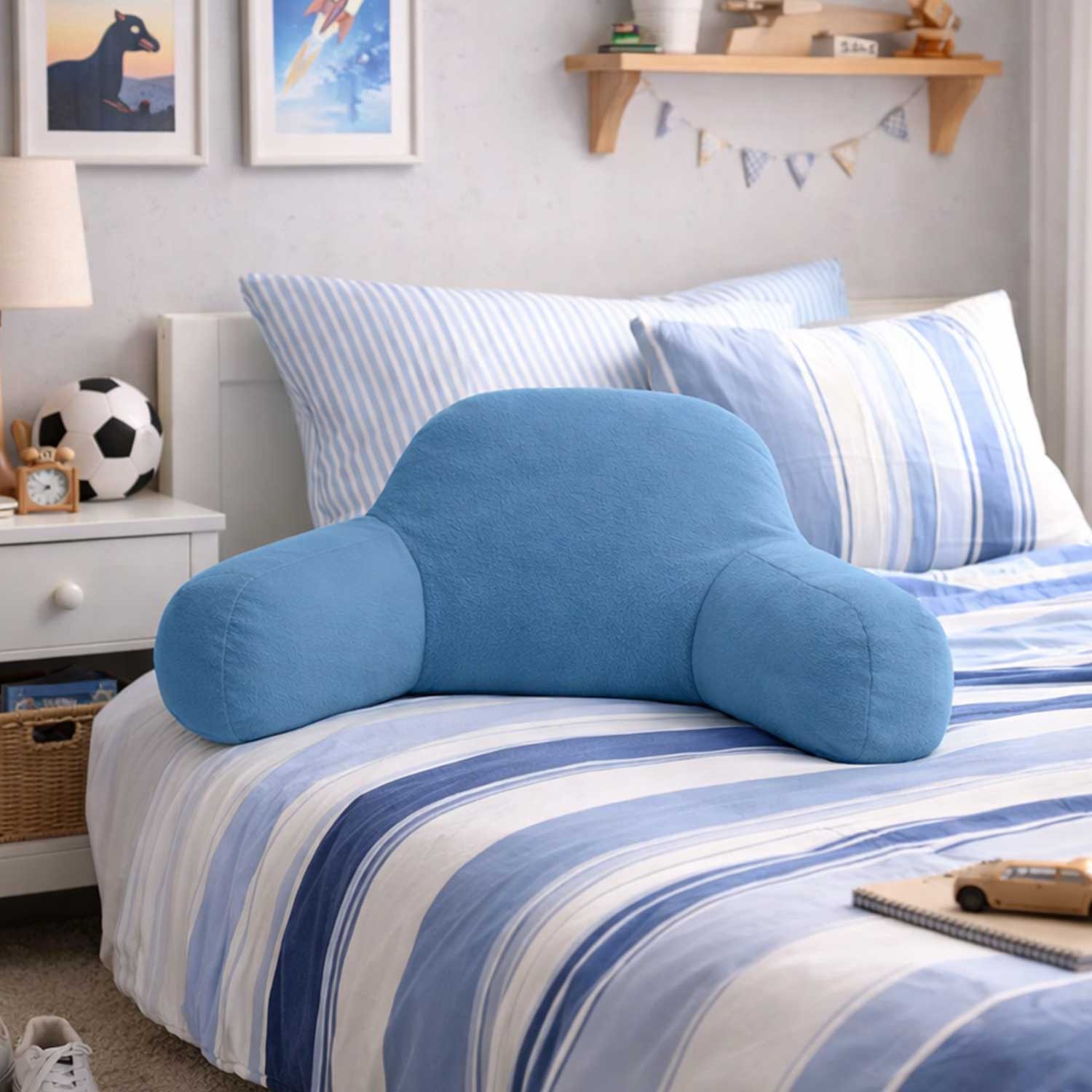 Kids Luxury Teddy Fleece Cuddle Cushion