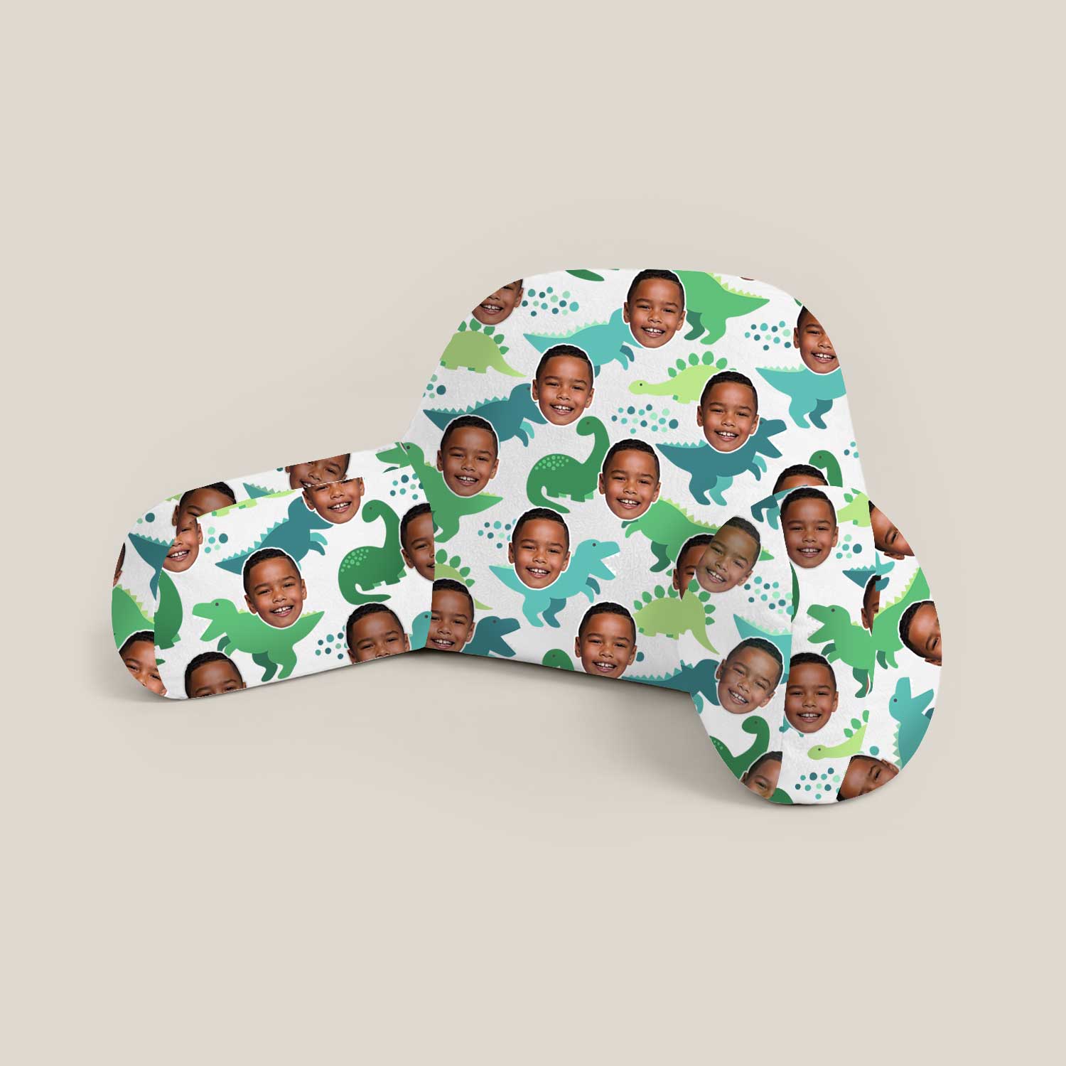 Personalised Kids Dinosaur Cuddle Cushion