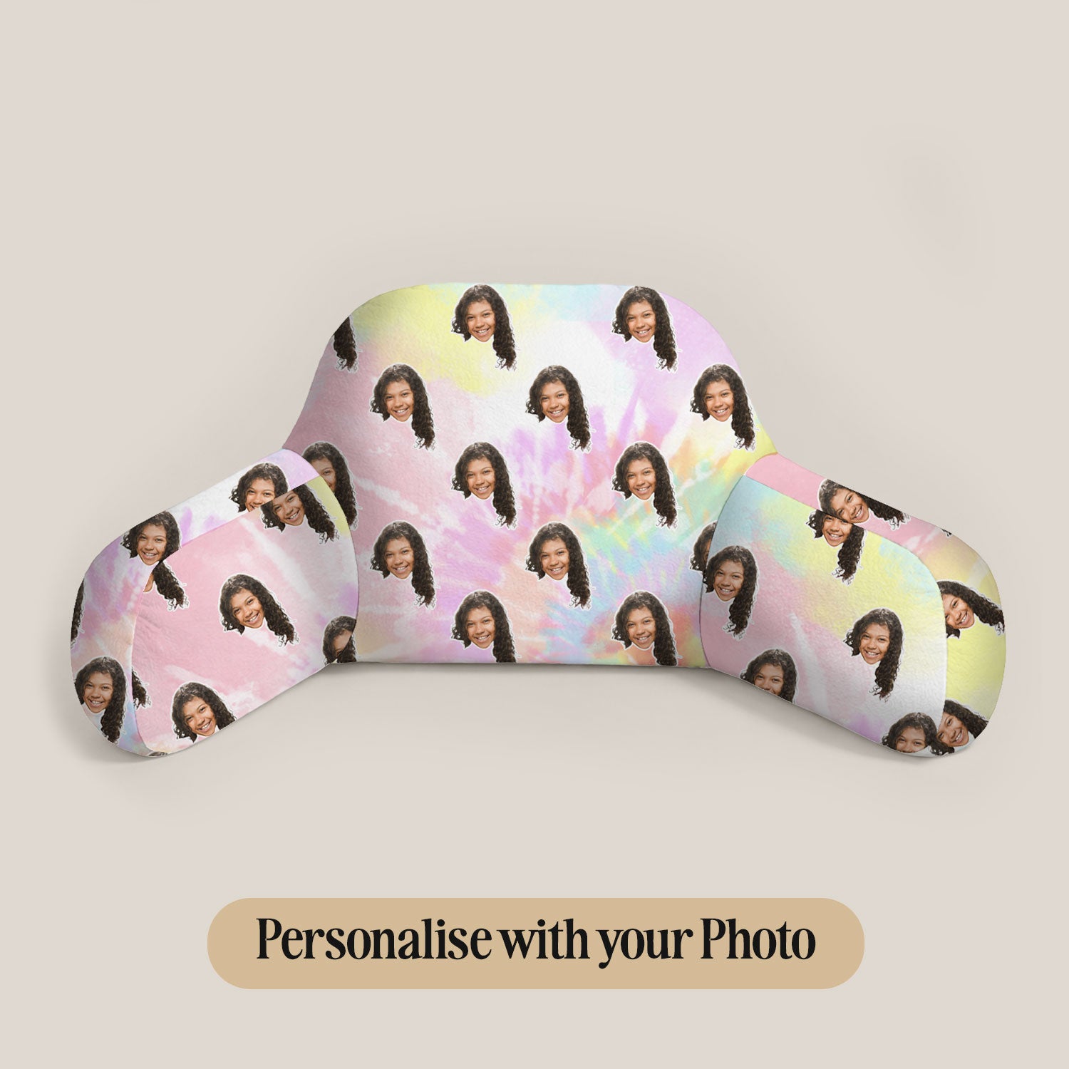 Personalised Kids Tie Dye Cuddle Cushion