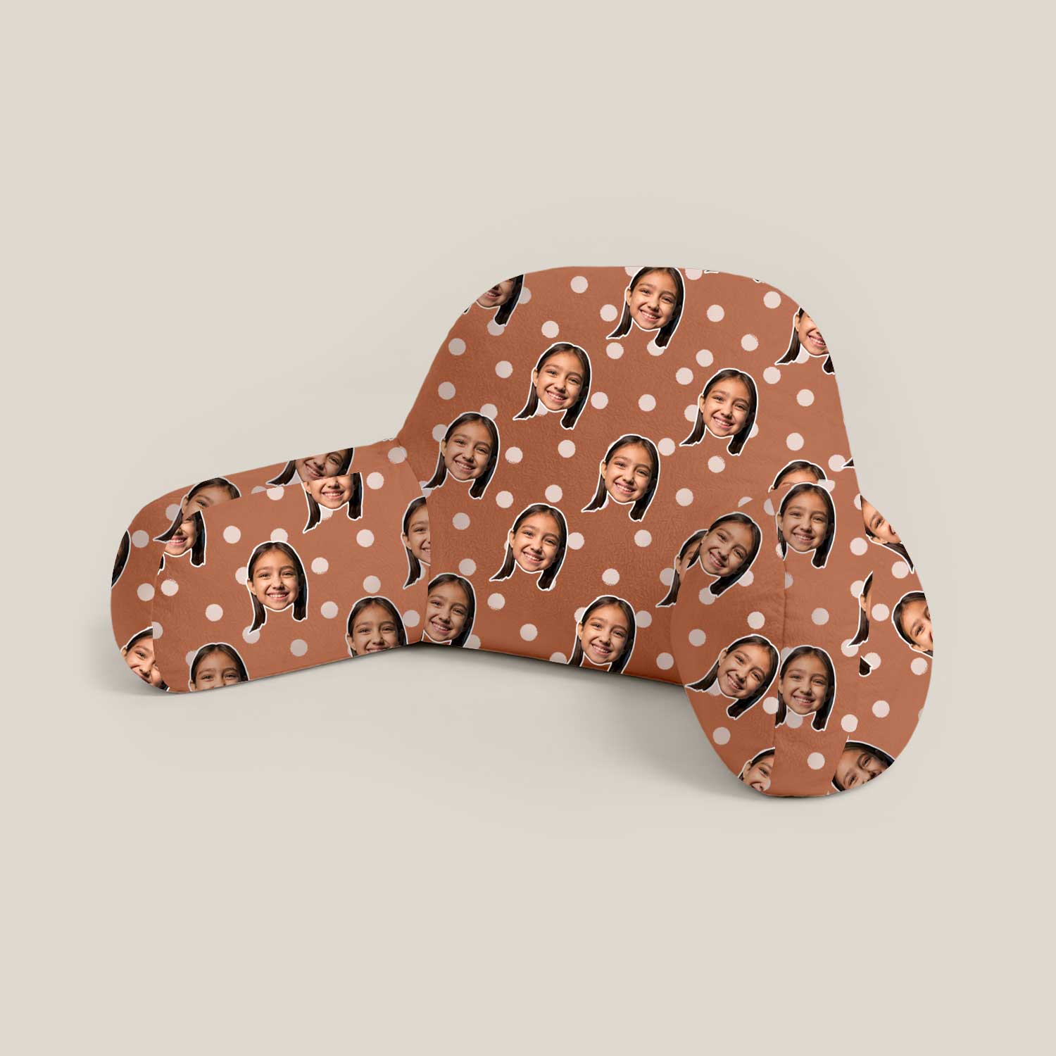 Personalised Kids Polka Dot Cuddle Cushion