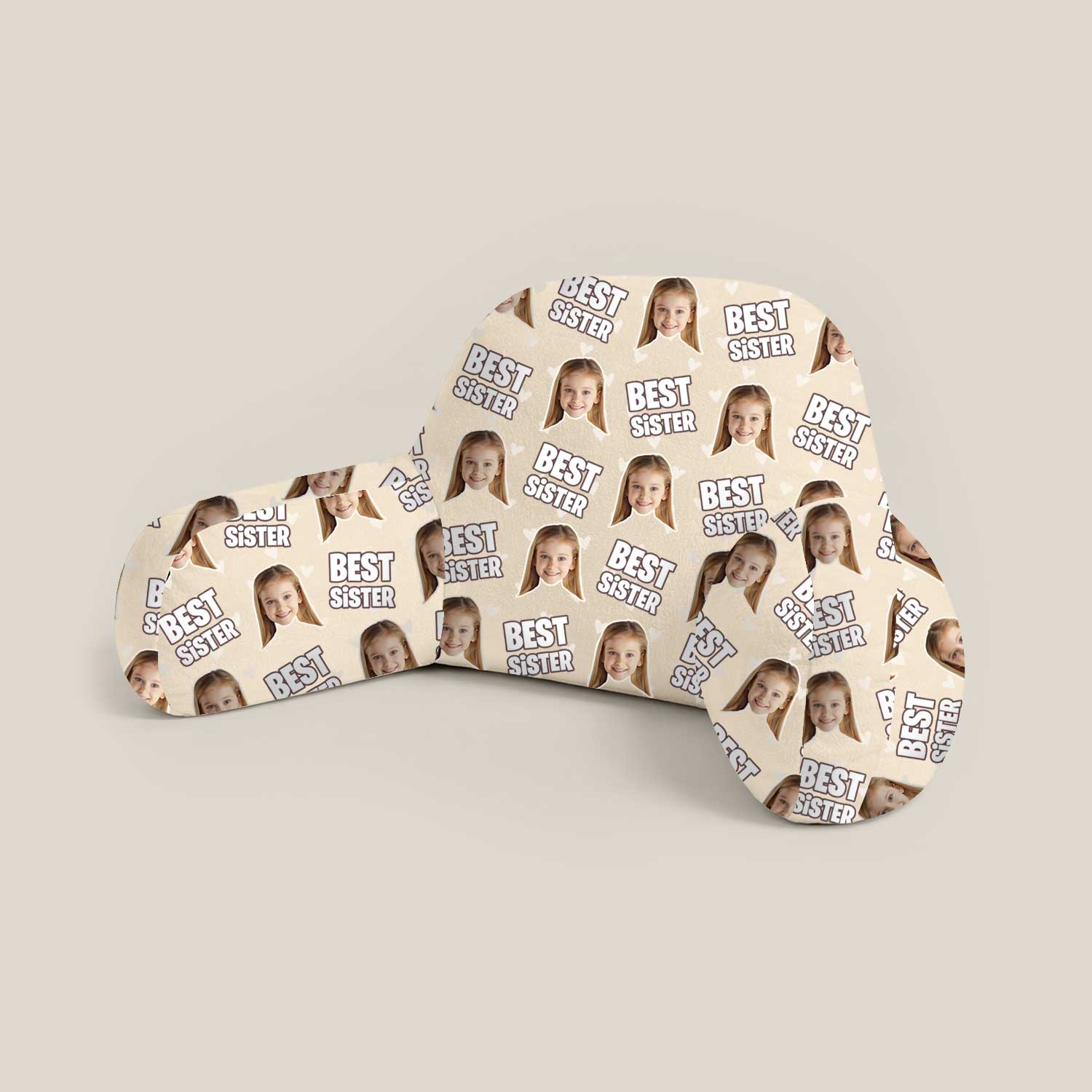 Personalised Kids Best Sister Cuddle Cushion