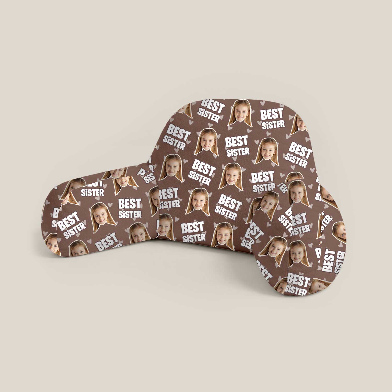 Personalised Kids Best Sister Cuddle Cushion