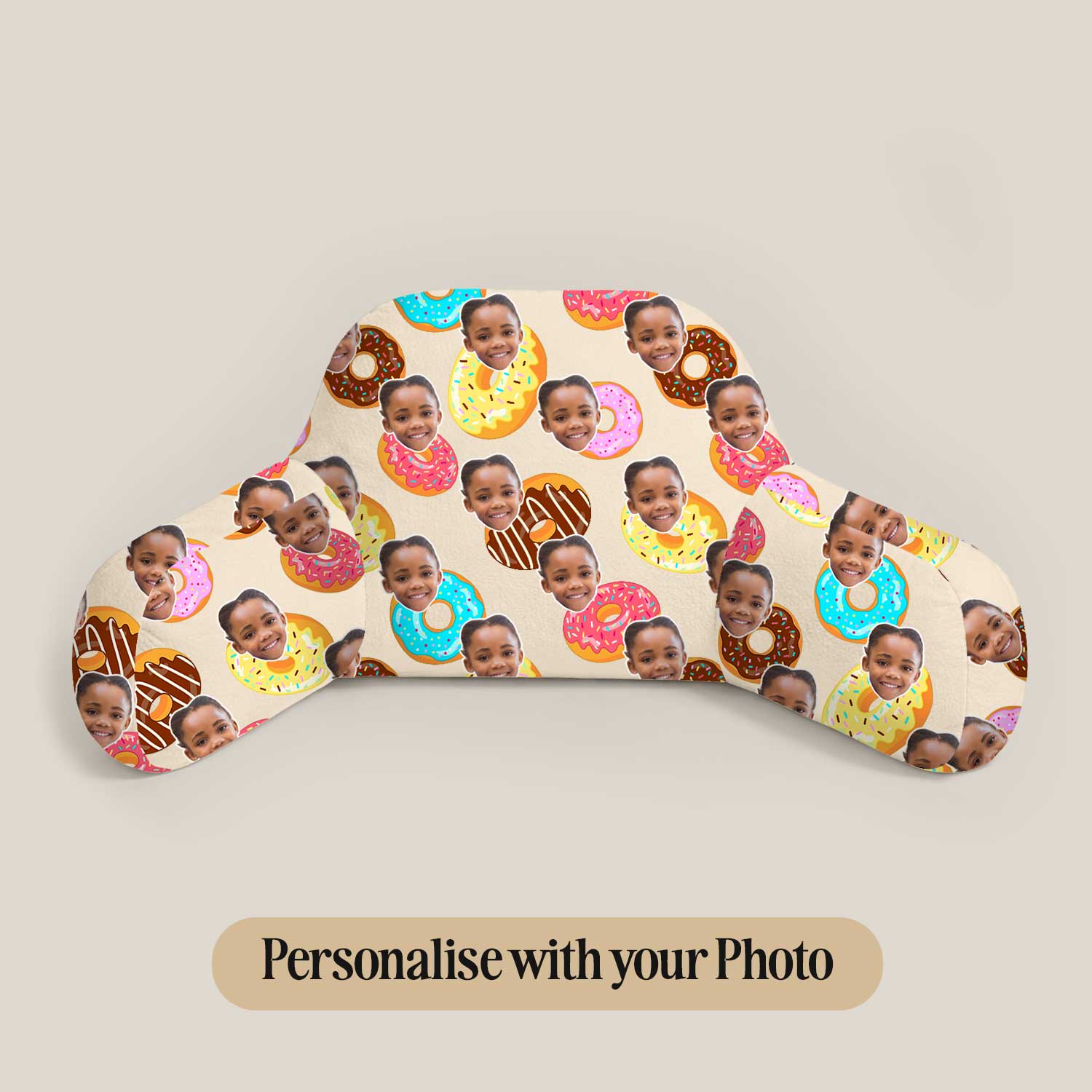 Personalised Kids Donuts Cuddle Cushion