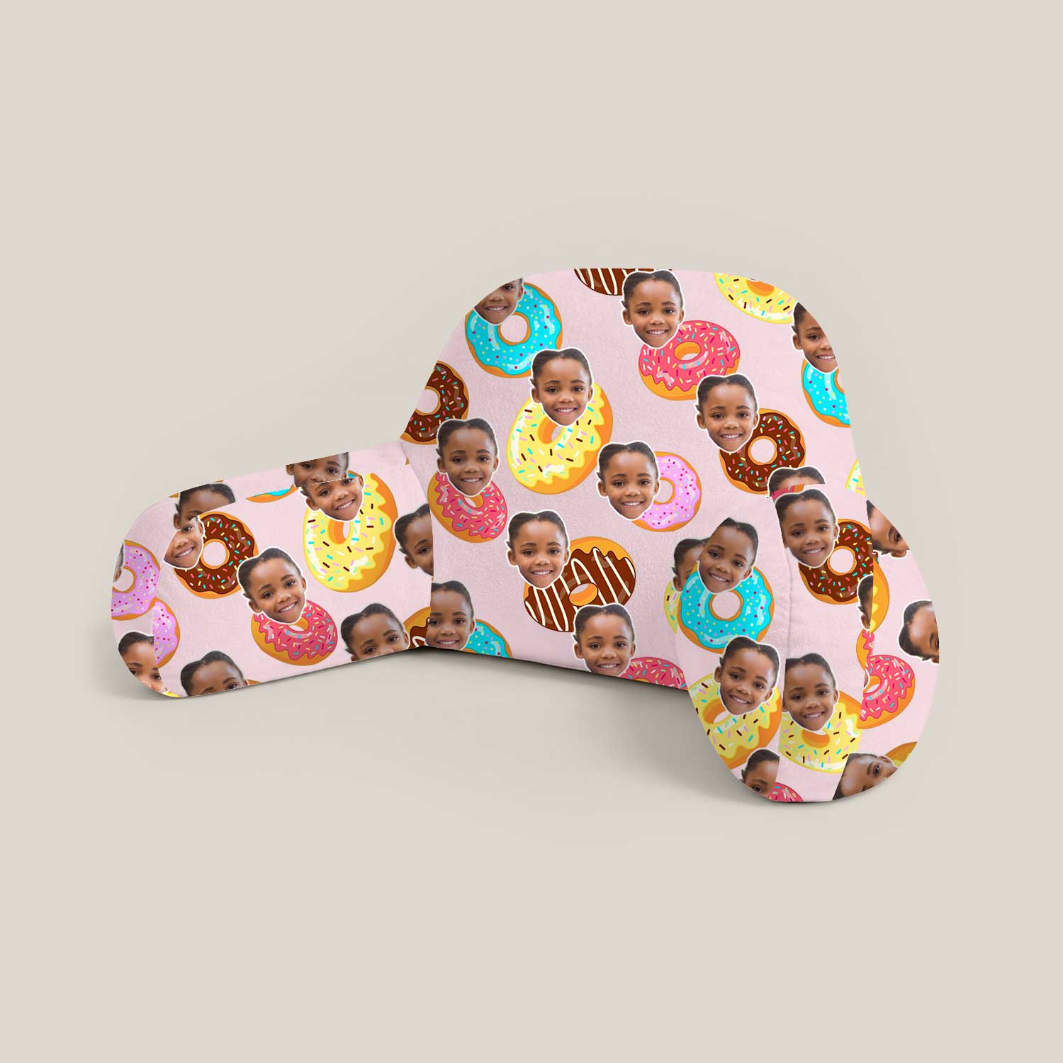 Personalised Kids Donuts Cuddle Cushion