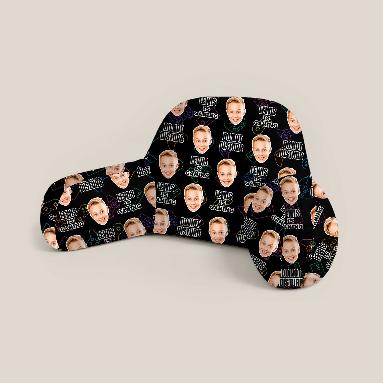 Personalised Kids [Name] is Gaming Cuddle Cushion