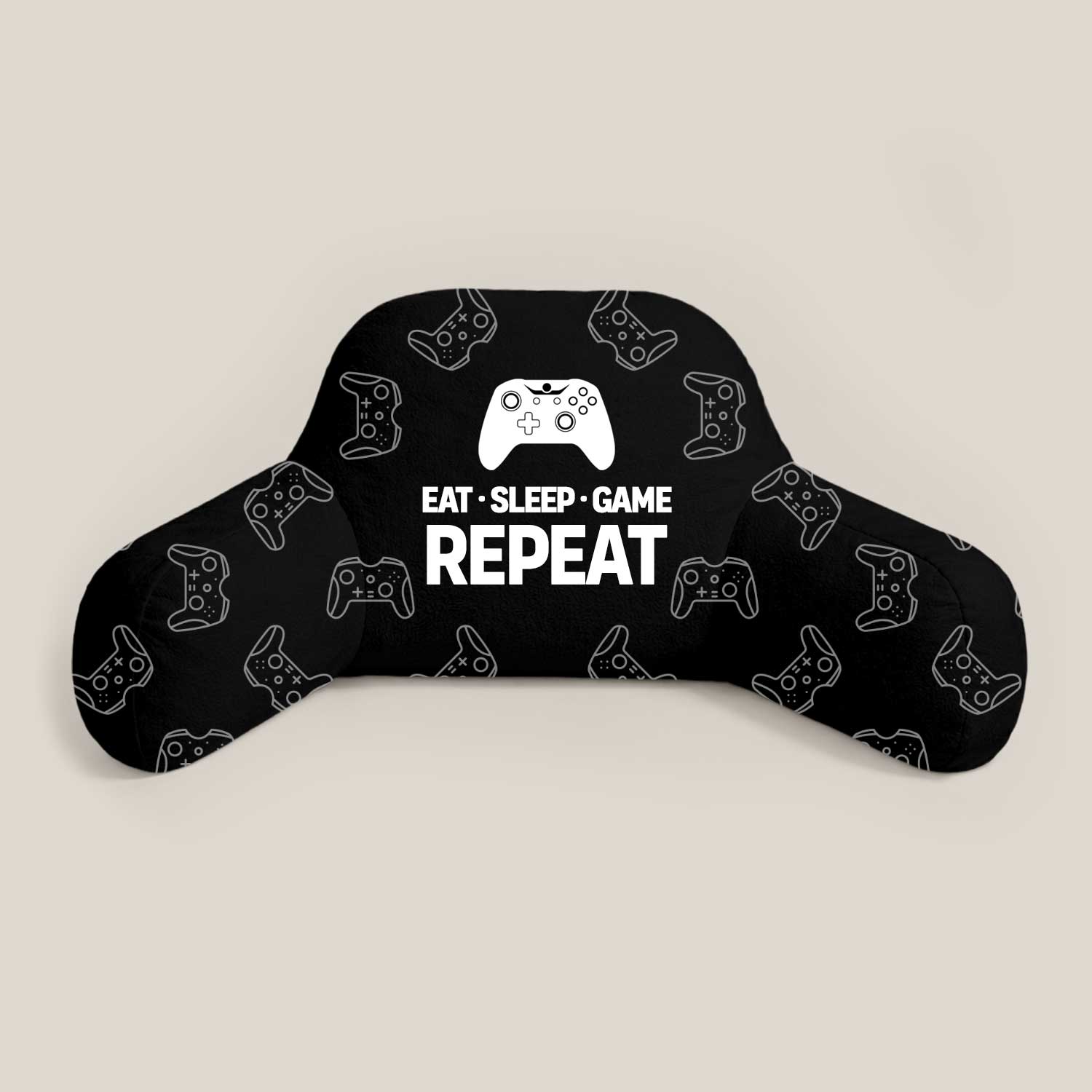 Kids Eat Sleep Game Repeat Print Cuddle Cushion