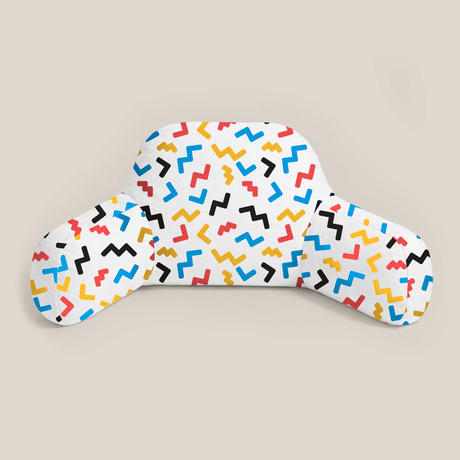 Kids Retro Zig-Zag Cuddle Cushion